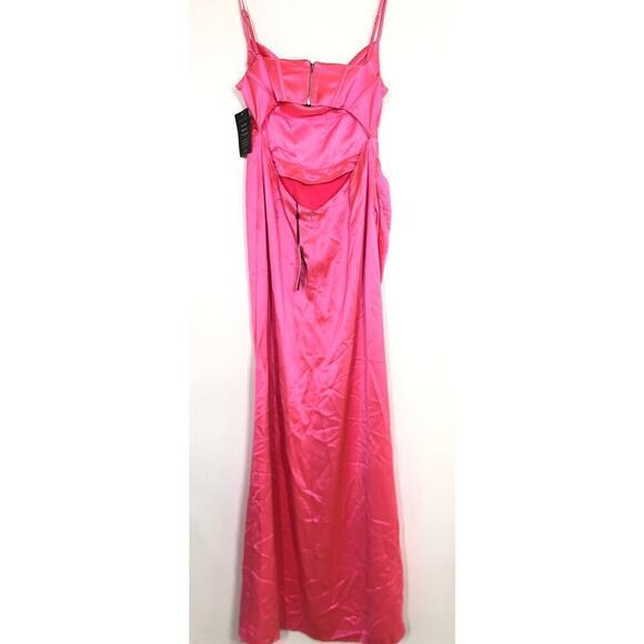 Retrofete Rosa Dress Corset Evening Gown Maxi Hyper Pink NWT Size Large - Picture 8 of 16